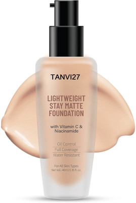 tanvi27 New Matte Foundation Oil Control Super Coverage Smooth Application Foundation(IVORY, 40 ml)