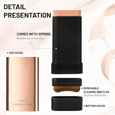 BEAUTYBRIGHT 2 In 1 Makeup Foundation Stick Foundation(natural, 200 ml)