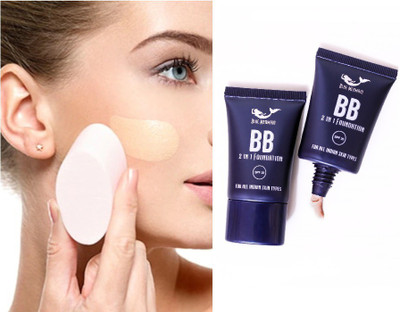 BLUEMERMAID HIGH COVERAGE BB REAM FOUNDATION Foundation(IVORY, 30 ml)