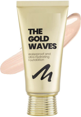 Jiwoo Gold Waves Waterproof and Ultra Hydrating Foundation F10 Foundation(gold, 60 ml)