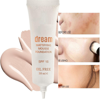 DARYUE Hydrating Matte Mousse Foundation |Lightweight Foundation(BEIGE, 30 ml)