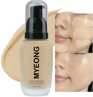 MYEONG Perfection HD Matte Foundation Waterproof & Long Stay  Foundation(Honey, 30 g)