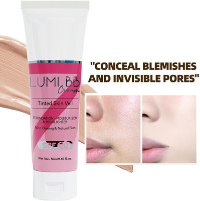 FLORERO Lightweight-Lumi BB Cream  Foundation(Beige, 50 ml)