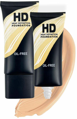 MYEONG Flawless High Definition Oil-Free HD Full Coverage Foundation For All Skin Types Foundation(Natural Beige, 50 g)