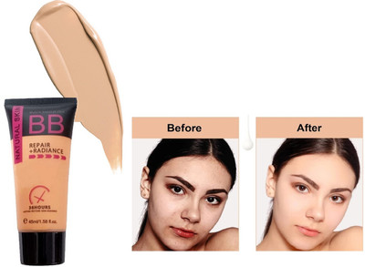 Neycare new foundation waterproof long lasting perfect looking full coverage pack of 1 Foundation(Beige, 45 ml)