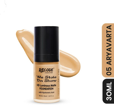 recode Hd Luminous Matte Foundation(05 Aryavarta, 30 ml)