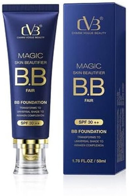 CVB Magic BB Cream for Complexion Enhancer, Face Make-up and Hydration SPF 30 ++ Foundation(03 Natural Beige (FOR MEDIUM SKIN TONE), 50 ml)