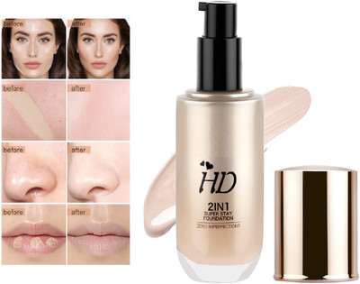 Arcanuy BEST Matte+Pore less Liquid  Foundation(BEIGE, 60 ml)