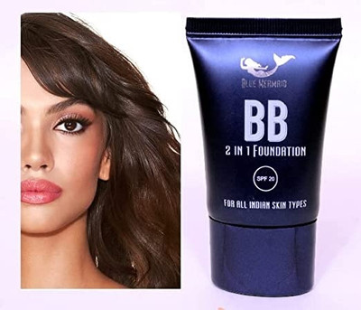 BLUEMERMAID WATERPROOF FULL COVERAGE BB FOUNDATION Foundation(BEIGE, 30 ml)