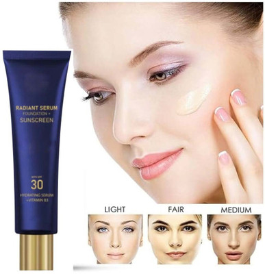 GABBU Full Coverage Base Foundation Matte Finish Foundation(natural beige, 15 ml)