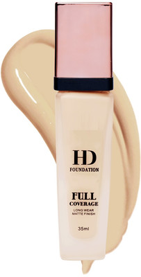SILDUST MAKEUP BEST HD FOUNDATION FULL COVERAGE Foundation(BEIGE, 35 ml)