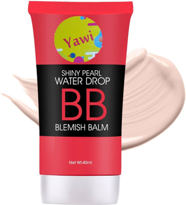 YAWI Makeup Water Drop Blemish Balm BB Cream, Full Coverage Formula Foundation(IVORY, 40 ml)