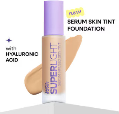 NYKAA Superlight Serum Matte Filter Finish Skin Tint Foundation - 310N Foundation(RED, 30 ml)