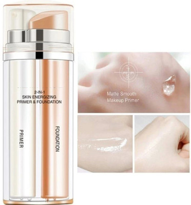 DARYUE 2 in 1 primer + foundation Foundation(MULTICOLOR, 60 ml)
