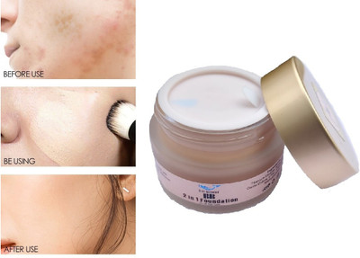 BLUEMERMAID NEW BB 2 IN 1 FOUNDATION MATTE FINISH FULL COVERAGE Foundation(BEIGE, 30 g)