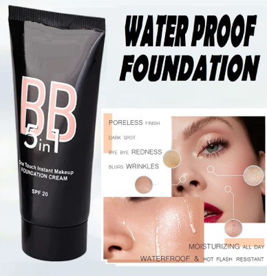 BLUEMERMAID Foundation Full Coverage Moisturizing Natural Makeup Foundation(Ivory Beige, 60 ml)
