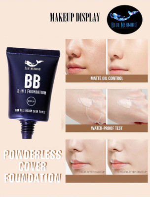 BLUEMERMAID New Liquid Foundation Waterproof Full Coverage Long Lasting Foundation(BEIGE, 30 g)
