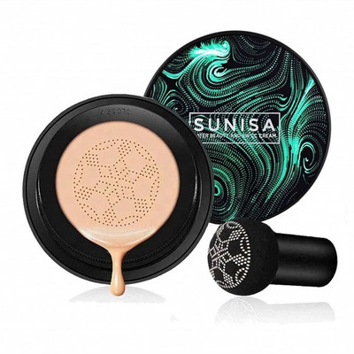 sunisa Oil Control Cushion Foundation with Lightweight BB Cream for Matte Skin Foundation(Ivory, 20 ml)