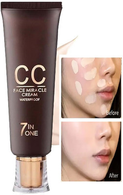 MYEONG 7 IN ONE CC FACE MIRACLE FOUNDATION CREAM Foundation(Ivory, 60 g)