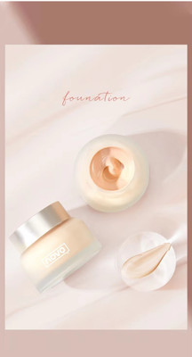 BLUEMERMAID High Quality Foundation,Full Coverage Flawless Oil Control Face Makeup Foundation(IVORY, 30 g)