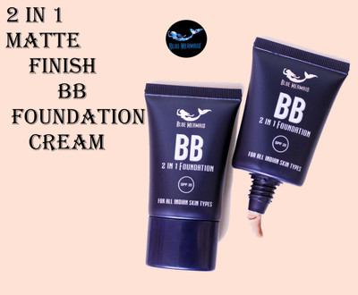 BLUEMERMAID BB Cream Foundation Tube Make-Up Liquid Foundation Full Coverage Waterproof Foundation(BEIGE, 30 ml)