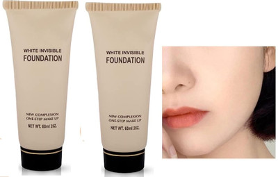 Wonholli Full Coverage Foundation Makeup, for Moisturizing Brightening Foundation(Ivory, 120 ml)