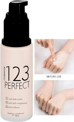 DARVING Matte+Poreless Liquid Foundation Longwear Weightless Foundation(beige, 30 ml)