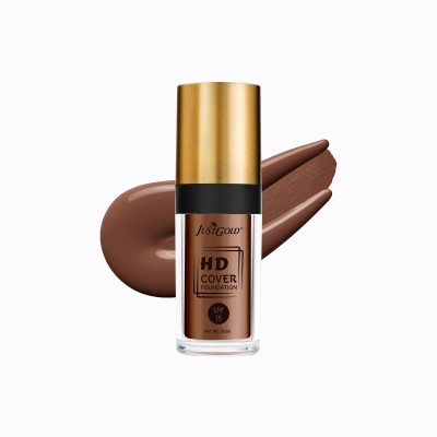 just gold Full Cover HD Matte Foundation With SPF 15 Foundation(Cocoz 10, 30 ml)