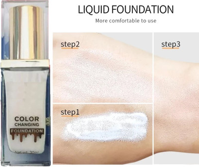 GFSU - GO FOR SOMETHING UNIQUE White matte finish long wear foundation Foundation(white, 60 ml)