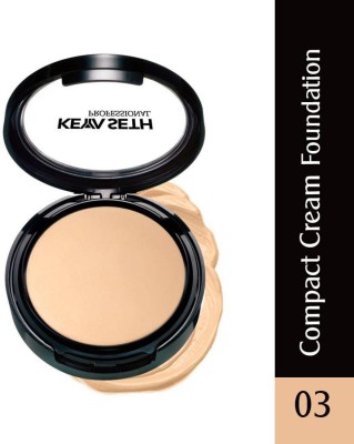 KEYA SETH AROMATHERAPY Compact Cream Foundation- Shade 03 Foundation(beige, 16 g)