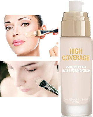 NADJA High Coverage foundation natural finish skin looks fresh Foundation(WHITE IVORY, 50 ml)