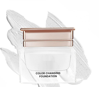 Yuency Color Changing Foundation Water proof Satin Finish  Foundation(white, 20 ml)