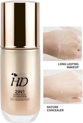 Yuency HD 2IN1 Nutration For Skin  Foundation(BEIGE, 60 ml)
