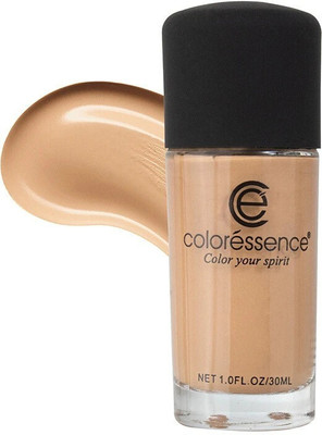 COLORESSENCE SPF-20 Liquid Foundation Deep Coverage Lightweight Face Makeup Formula Foundation(Medium Beige, 30 ml)