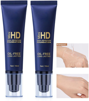 ADJD Combo Full Coverage Matte Foundation Oil-Free Long Lasting Foundation(IVORY, 30 ml)