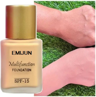 Emijun All day matte foundation Flawless Finish Foundation(BEIGE, 30 ml)