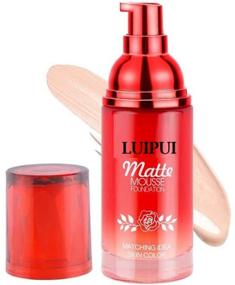 Luipui Hydrating Matte Mousse Foundation Pack of 1 Foundation(BEIGE, 60 ml)