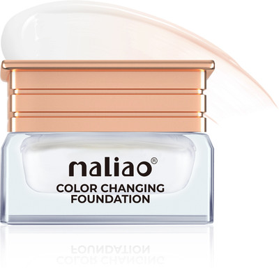 maliao colour changing waterproof foundation with satin finish Foundation(WHITE, 20 g)
