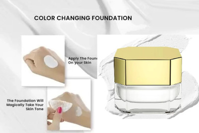 GABBU Smooth Natural Full Coverage colour changing Foundation.. Foundation(white, 30 ml)
