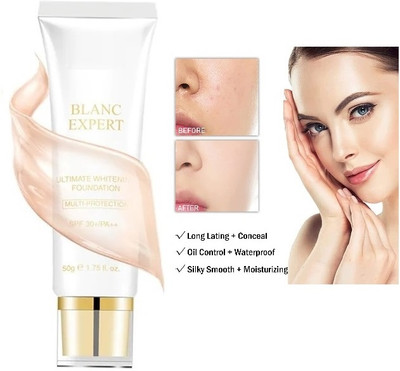 YAWI Best For High Definition Foundation for Flawless Skin Foundation(Ivory, 60 ml)