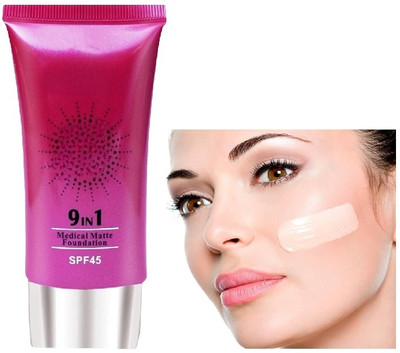 DARVING Cream Waterproof Liquid Moisturizing White Concealer  Foundation(IVORY, 50 ml)