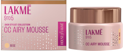 Lakmé 9 to 5 CC MOUSSE Foundation(Beige, 25 g)