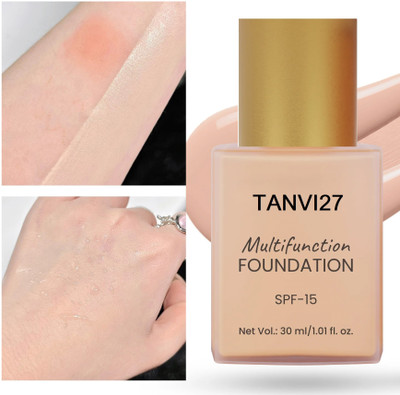 tanvi27 New Water Proof & Long Lasting Multi Function Foundation With Spf-15 Foundation(Natural, 30 ml)