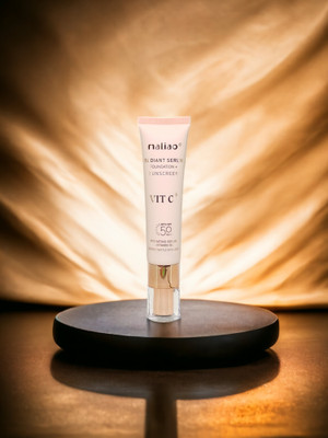 maliao Radiant Serum Foundation + Sunscreen Vit C With Spf 50 Foundation(Beige, 50 ml)