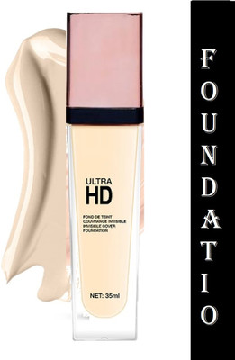 NADJA Hd Matte Foundation - Buildable Coverage Foundation(IVORY, 50 ml)