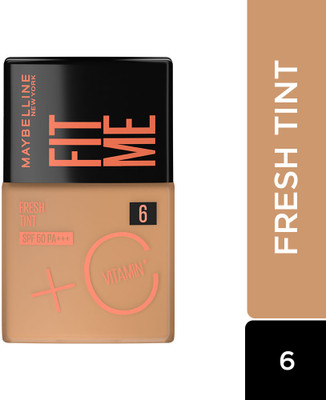 MAYBELLINE NEW YORK Fit Me Fresh Tint With SPF 50 & Vitamin C, Shade 06, 30 ml Foundation(Shade 06, 30 ml)