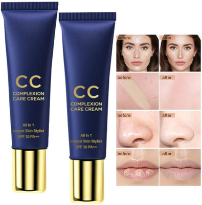 tanvi27 New Poreless Smooth Complexion Care multi-functional Cream With Spf30 Foundation(Blue, 30 ml)