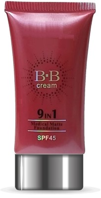 NADJA WATERPROOF BB CREAM 9IN1 MEDICAL MATTE FOUNDATION Foundation(IVORY, 50 ml)