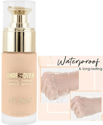 DARVING oil Free Matte Foundation Full-Coverage Finish Foundation(Beige, 30 ml)