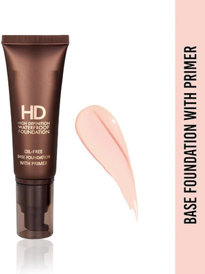 bevauty HIGH DEFINITION WATER PROOF FFOUNDATION OIL FREE BASE FOUNDATION WITH PRIMER Foundation(Ivory, 60 ml)